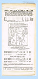 New York 569: 1930s Stunning Uncut Misses Gown Sz 35 Bust Vintage Sewing Pattern