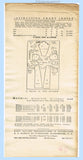 New York 689: 1930s Uncut Misses Peplum Dress Sz 32 B Vintage Sewing Pattern