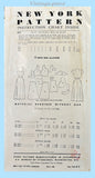 New York 693: 1950s Chic Misses Sun Dress & Topper Sz 32 B Vintage Sewing Pattern