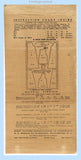 New York 697: 1930s Chic Uncut Misses Swagger Coat & Skirt 32B Vintage Sewing Pattern