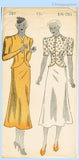 New York 727: 1930s Darling Uncut Misses 2 Piece Suit 36B Vintage Sewing Pattern
