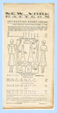 New York 728: 1930s Sexy Uncut Misses Halter Dress Sz 36 B Vintage Sewing Pattern