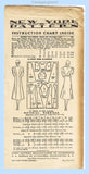 New York 737: 1930s Uncut Misses Dress & Redingote 36B Vintage Sewing Pattern