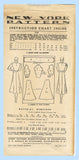 New York 739: 1930s Lovely Uncut Misses Street Dress 34B Vintage Sewing Pattern