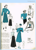 New York 741: 1930s Stylish Uncut Misses Blouse Sz 36 Bust Vintage Sewing Pattern