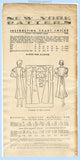 New York 742: 1930s Lovely Uncut Misses House Dress 36B Vintage Sewing Pattern
