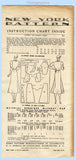 New York 743: 1930s Lovely Uncut Misses Street Dress 40B Vintage Sewing Pattern