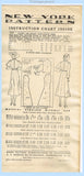 New York 745: 1930s Stylish Uncut Misses Street Dress 36B Vintage Sewing Pattern