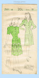 1940s Vintage New York Sewing Pattern 749 Misses 2 Piece WWII Suit Sz 30 Bust