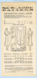 New York 751: 1930s Stylish Uncut Misses Street Dress 38B Vintage Sewing Pattern