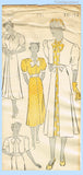 New York 768: 1930s Darling Uncut Misses Redingote 34B Vintage Sewing Pattern