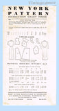 New York 810: 1950s Lovely Uncut Misses Street Dress Sz 34 B Vintage Sewing Pattern
