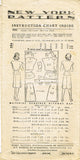 New York 886: 1950s Lovely Uncut Misses Peplum Suit 30 B Vintage Sewing Pattern
