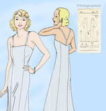New York 157: 1930s Stunning Uncut Misses Slip Sz 36 B Vintage Sewing Pattern