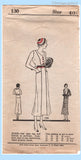 Original 1933 Our Own Pattern No. 130 - Tennis Dress