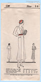 Own Name 130: 1930s Uncut Misses Tennis Dress Sz 32 Bust Vintage Sewing Pattern