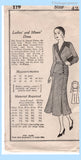 Original 1933 Own Name Pattern No. 119 - Ladies' and Misses' Dress