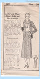 Original 1933 Our Own Pattern No. 120 - Ladies' and Misses' Blouse, Jacket and Skirt Ensemble