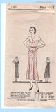 Original 1933 Our Own Pattern No. 126 - Ladies' and Misses' Dress