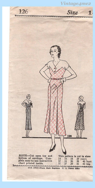 dresses cuts names Own Name 126: 1930s Uncut Misses Day Dress Size 32 Bust Vintage Sewing – Vintage4me2 Occasion:Bridesmaids Long Sleeve Sparkly Corset Size:Preorder 12