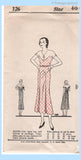 Own Name 126: 1930s Uncut Plus Size Day Dress 40 Bust Vintage Sewing Pattern