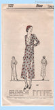 Original 1933 Own Name Pattern No. 127 - Ladies' and Misses' Separate Blouse, Jacket and Skirt