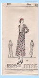 Original 1933 Own Name Pattern No. 127 - Ladies' and Misses' Separate Blouse, Jacket and Skirt