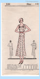 Own Name 133: 1930s Uncut Misses Sun Dress Size 32 Bust Vintage Sewing Pattern