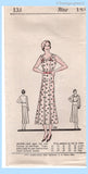 Own Name 133: 1930s Uncut Misses Sun Dress Size 36 Bust Vintage Sewing Pattern