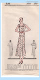 Own Name 133: 1930s Uncut Misses Sun Dress Size 38 Bust Vintage Sewing Pattern