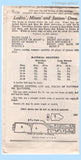 Own Name 133: 1930s Uncut Misses Sun Dress Size 36 Bust Vintage Sewing Pattern