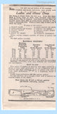 Own Name 139: 1930s Uncut Misses Sun or Street Dress 30 B Vintage Sewing Pattern