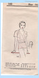 Own Name 142: 1930s Uncut Misses Wrap Blouse Size 36 Bust Vintage Sewing Pattern