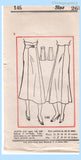 Own Name 146: 1930s Uncut Misses Circular Skirt Sz 26 W Vintage Sewing Pattern