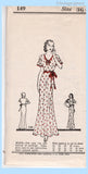 Own Name 149: 1930s Rare Uncut Misses Nightgown Sz 36 Bust Vintage Sewing Pattern