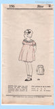 Own Name 156: 1930s Sweet Uncut Baby Girls Bloomer Dress Sz 2 Vintage Sewing Pattern