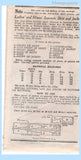 Own Name 158: 1930s Uncut Misses Tailored Suit Sz 34 Bust Vintage Sewing Pattern