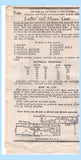 Own Name 163: 1930s Gorgeous Uncut Misses Coat Sz 36 Bust Vintage Sewing Pattern
