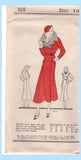 Original 1933 Own Name Pattern No. 165 - Ladies' and Misses' Coat