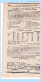 Own Name 169: 1930s Uncut Misses Dinner Dress Sz 38 Bust Vintage Sewing Pattern