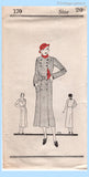 Own Name 170: 1930s Uncut Misses Coat Dress Sz 38 Bust Vintage Sewing Pattern