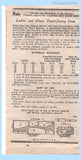 Own Name 174: 1930s Uncut Misses Street Dress Sz 38 Bust Vintage Sewing Pattern