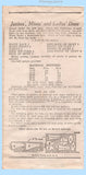 Own Name 103: 1930s Uncut Junior Misses Dinner Dress 30B Vintage Sewing Pattern