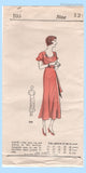 Original 1933 Own Name Pattern No. 103 - Juniors', Misses' and Ladies' Dress