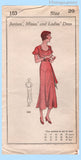 Original 1933 Own Name Pattern No. 103 - Juniors', Misses' and Ladies' Dress