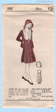 Own Name 105: 1930s Uncut Girls Dress & Jacket Size 12 Vintage Sewing Pattern