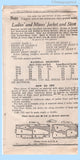 Own Name 106: 1930s Uncut Misses 2 Piece Dress Sz 36 B Vintage Sewing Pattern