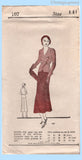 Original 1933 Our Own Pattern No. 107 - Ladies' and Misses' Separate Blouse and Skirt