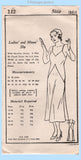 Own Name 112: 1930s Rare Uncut Misses Slip Size 36 Bust Vintage Sewing Pattern