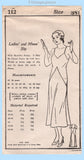 Own Name 112: 1930s Rare Uncut Misses Slip Size 38 Bust Vintage Sewing Pattern